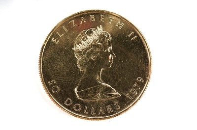 Lot 1242 - A Canadian 1979 50 dollar coin