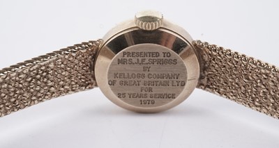 Lot 616 - An Ollivant & Botsford gold cocktail watch