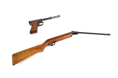 Lot 363 - A vintage Diana Mod 2 air pistol; and a Continental air rifle