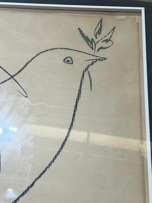 Lot 988 - Pablo Picasso - La Colombe Bleue | colour lithograph
