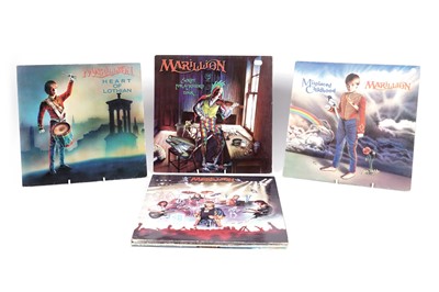 Lot 561 - Marillion LPs and 12" singles