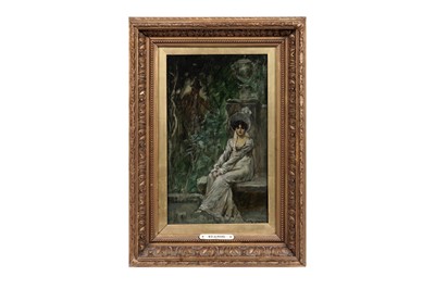 Lot 89 - William Douglas Almond - A Lovers Tryst | oil