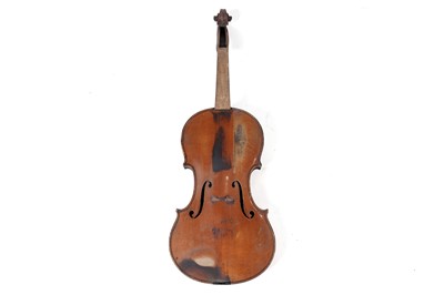Lot 219 - A Continental violin labelled Collin Mezin
