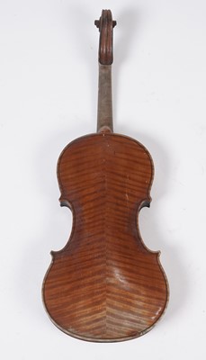 Lot 219 - A Continental violin labelled Collin Mezin