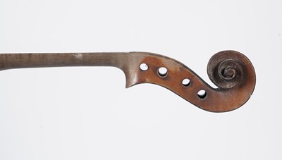 Lot 219 - A Continental violin labelled Collin Mezin