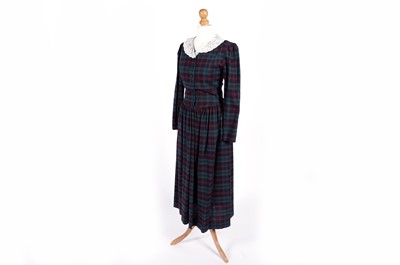 Lot 760 - A 1990s Laura Ashley tartan dress