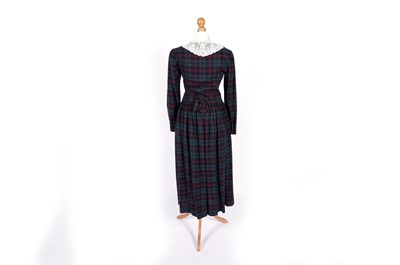 Lot 760 - A 1990s Laura Ashley tartan dress