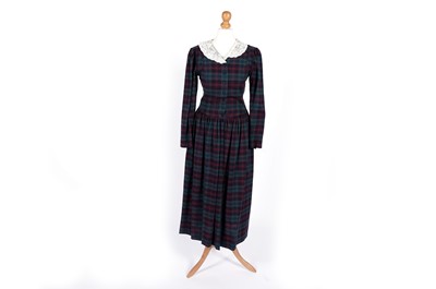 Lot 760 - A 1990s Laura Ashley tartan dress