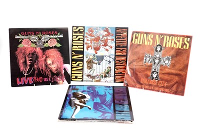 Lot 553 - Guns N' Roses LPs and 12" Singles