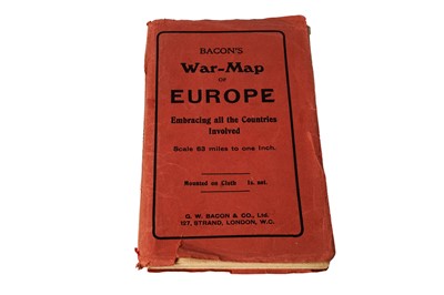 Lot 1009 - An early 20th Century folding map