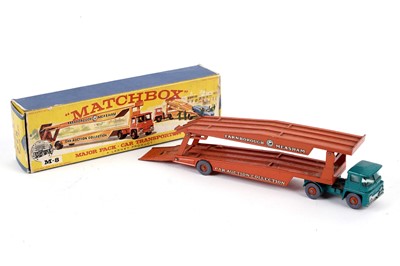 Lot 207 - A Matchbox Guy Warrior Car Transporter; and Farnborough Measham Car Auction Collection