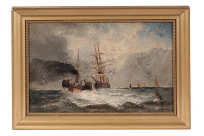 Lot 113 - 19th Century British School - A Brig Under Tow | oil