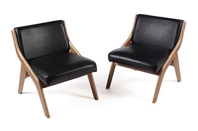 Lot 803 - A pair of Morris Chair Co ltd ‘Coffee Chair’ lounge chairs