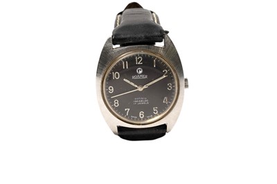 Lot 1010 - Roamer: a stainless steel cased Rhodesian Military issued wristwatch