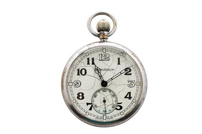 Lot 1011 - Jaeger-LeCoultre: a British Military issue nickel cased pocket watch