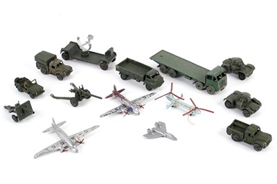 Lot 131 - A collection of Dinky Toys diecast military; and other models