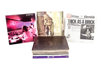 Lot 587 - Jethro Tull LPs, 12" Singles, and a 3xCD Box Set