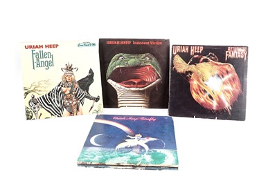 Lot 588 - Uriah Heep LPs