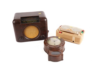 Lot 400 - A pair of Bakelite items; and a reel to reel recorder