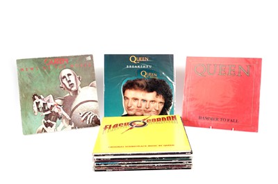 Lot 591 - Queen LPs, 12" singles and 7" singles