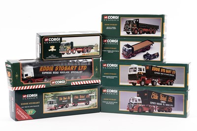 Lot 180 - A collection of Corgi Classics Eddie Stobart diecast model vehicles