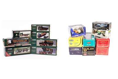 Lot 99 - A collection of Corgi Classics Eddie Stobart diecast model vehicles; and others