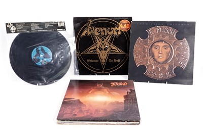 Lot 595 - A collectors' bundle of mixed Heavy Metal LPs and 12" singles