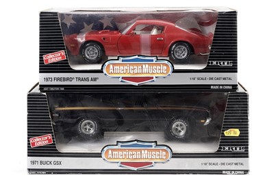 Lot 257 - Two Ertl ‘American Muscle’ diecast models