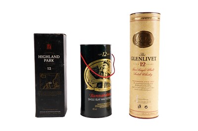 Lot 136 - Three bottles of 12 year old single malt Scotch whisky