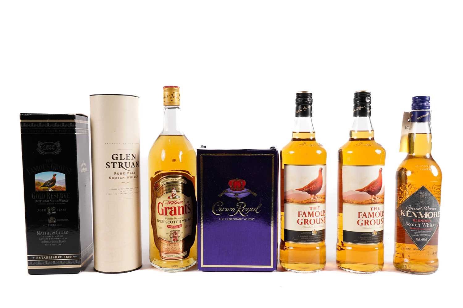 Lot 139 - Seven bottles of whisky
