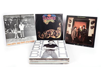 Lot 607 - A collectors' bundle of mixed Punk and New-Wave LPs and 12" singles