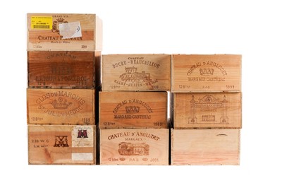 Lot 109 - A selection of ten wooden wine cases