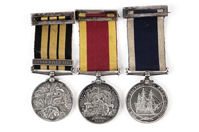 Lot 1055 - A Royal Navy group of three medals