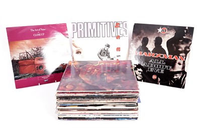 Lot 613 - A collectors' bundle of mixed 80s & 90s Rock, Pop and Electro LPs and 12" singles