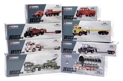 Lot 151 - A collection of Corgi Classics Heavy Haulage diecast model vehicles