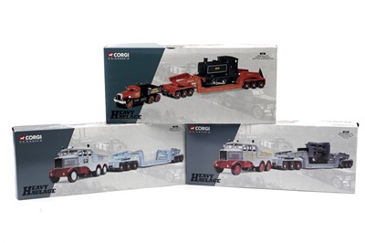 Lot 152 - Three Corgi Classics Heavy Haulage diecast model vehicles