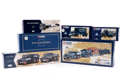 Lot 156 - A collection of Corgi and Corgi Classics Pickfords diecast model vehicles