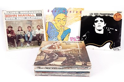 Lot 625 - A collectors' bundle of mixed Rock LPs and 12" singles