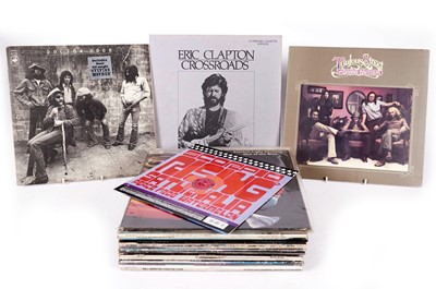 Lot 627 - A collectors' bundle of mixed Rock LPs, 12" and 10" singles, and box set