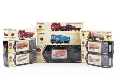 Lot 165 - Five Corgi British Road Services diecast models: and other Corgi diecast models