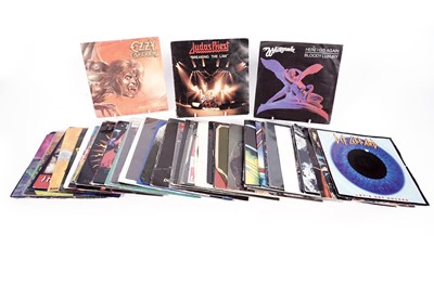 Lot 644 - A collectors' bundle of mixed Heavy Rock 7" singles