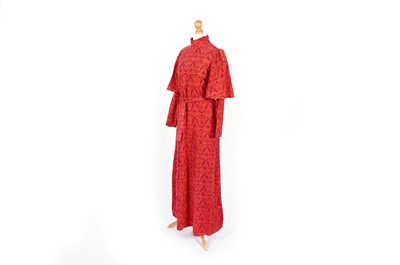 Lot 783 - A 1960s Laura Ashley Medieval Revival dress