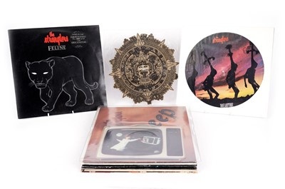 Lot 417 - A collectors' bundle of The Stranglers LPs, 12" singles, picture disks, and shaped singles