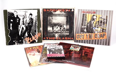 Lot 421 - A collectors' bundle of The Clash LPs, 12" singles, and DVDs