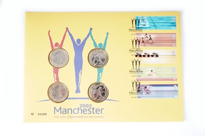 Lot 309 - The Royal Mint Queen Elizabeth II 2002 Manchester, Commonwealth Games coin cover