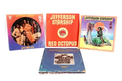 Lot 423 - Jefferson Airplane and Jefferson Starship LPs and 12" singles