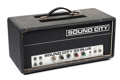 Lot 302 - A Sound City 50 Plus valve amplifier