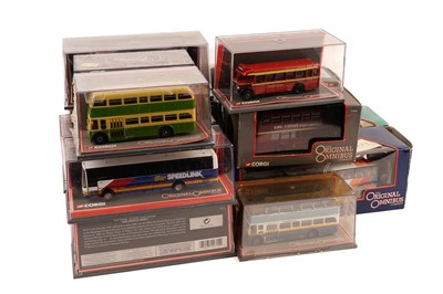 Lot 189 - A collection of boxed Corgi diecast buses