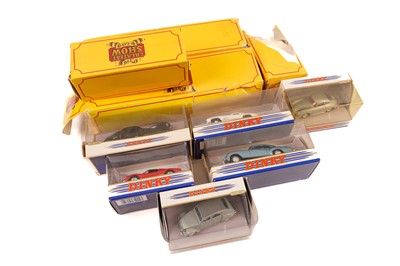 Lot 141 - A collection of boxed Dinky diecast cars; and others