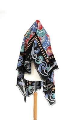 Lot 741 - A Liberty of London printed wool scarf